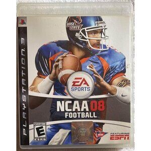 NCAA FOOTBALL 08 (Sony PlayStation 3, 2007) PS3 Complete CIB EA Sports